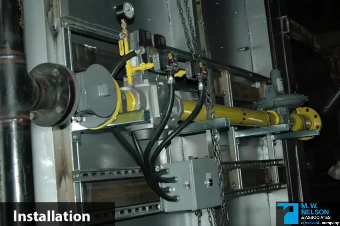 Industrial Natural Gas Valve Train Assembly