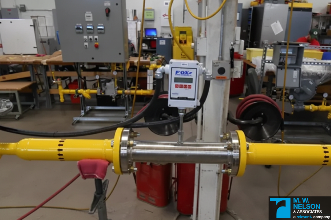 Gas Train with Fox Instrument Meter