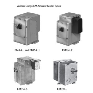 Karl Dungs Combustion EM Actuator Model Types