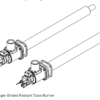 Radiant tube burner - TR series - Wayler - natural gas / indirectly fired