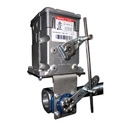 Honeywell Eclipse Actuator with Siemens VKG Butterfly Valve